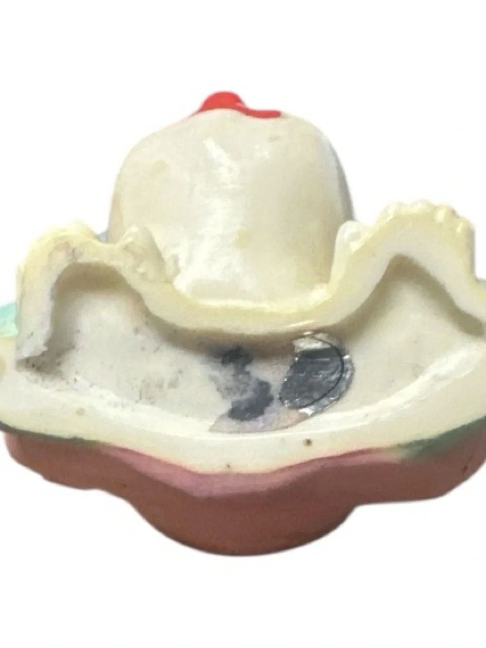 Vintage Pastel Upside Down Clown Figurine